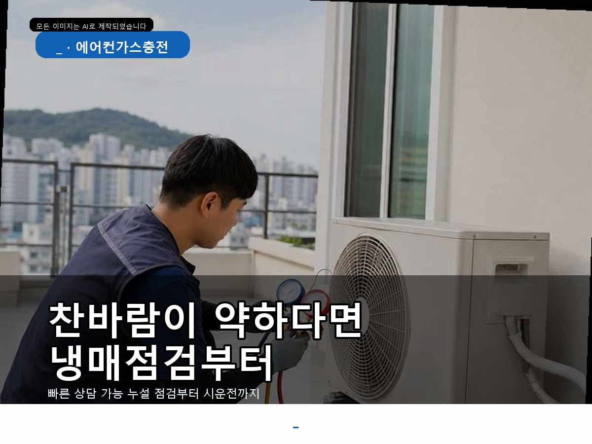 동구 금강동 에어컨가스충전, 실외기 반응까지 확인한 점검 사례